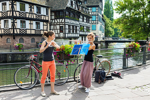 Street musicians in Strasbourg, a Person Photo by BOOCYS