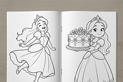 Magical Princess Coloring Book Vol24, a Person Illustration by ikarifq shop (Thumbnail 6 of 7)
