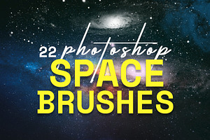 22 Space Photoshop Brushes