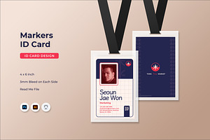 Markers - ID Card, a Print Template by Fannan Studio