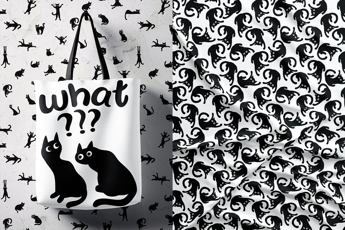 Black cats are fun!, an Animal Illustration by pineart (Photo 4 of 6)