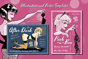 Pin-Up Illustrations And Posters