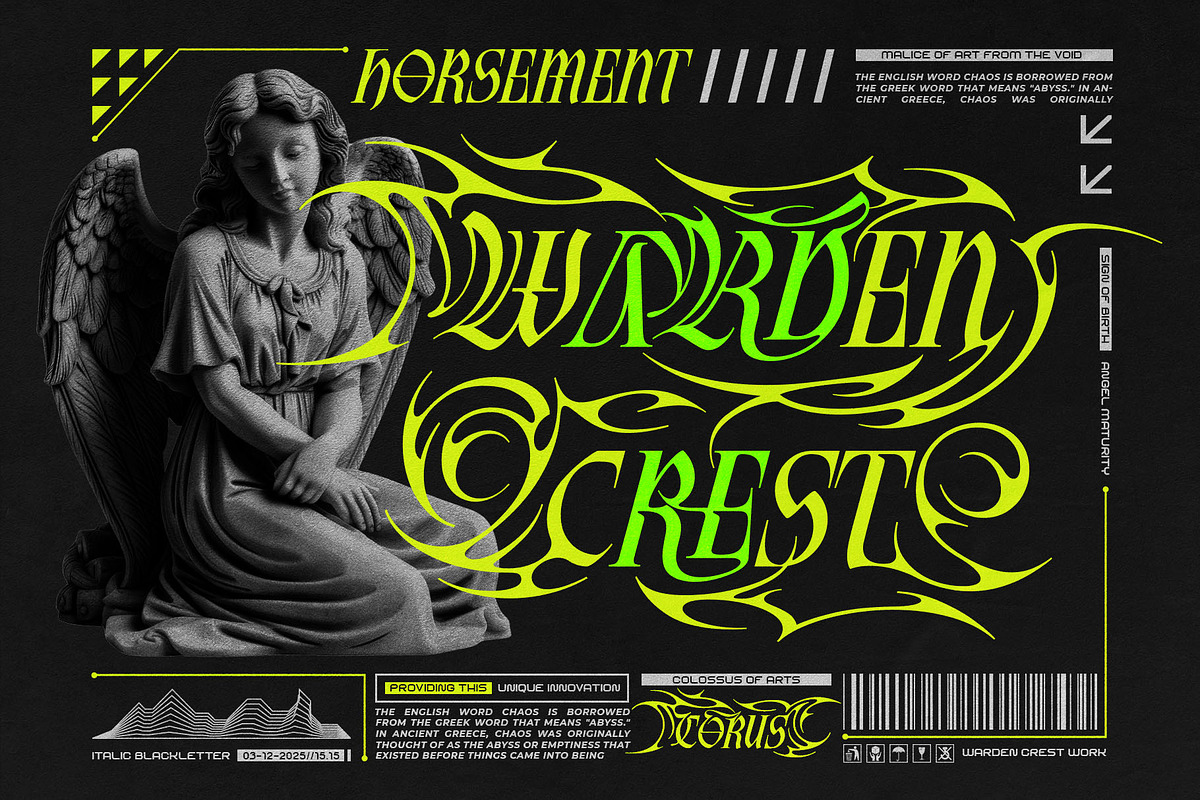 Katalis Seraph Typeface, a Blackletter Font by alit design (Photo 15 of 20)