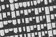 120 Flat Hanging Banners - Vector, an Object Graphic by Design Lioness (Thumbnail 2 of 3)