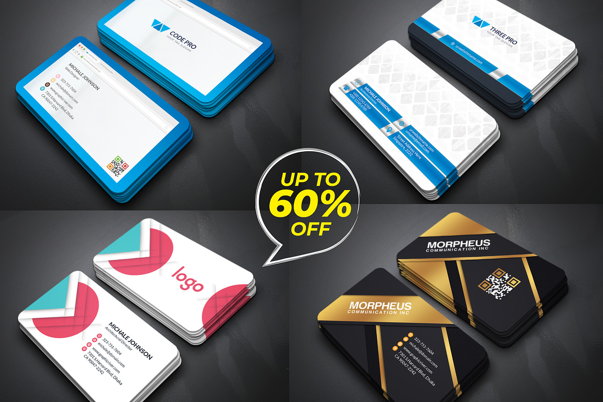 Full & Final New 450 Business Cards, a Business Card Template by Genereux Art (Photo 27 of 44)