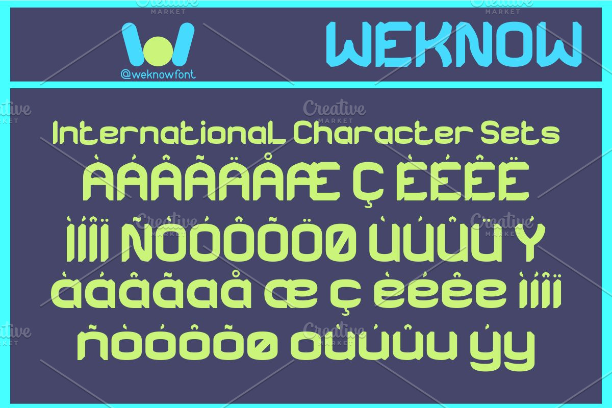 Drift Space font, a Font by weknow (Photo 8 of 8)