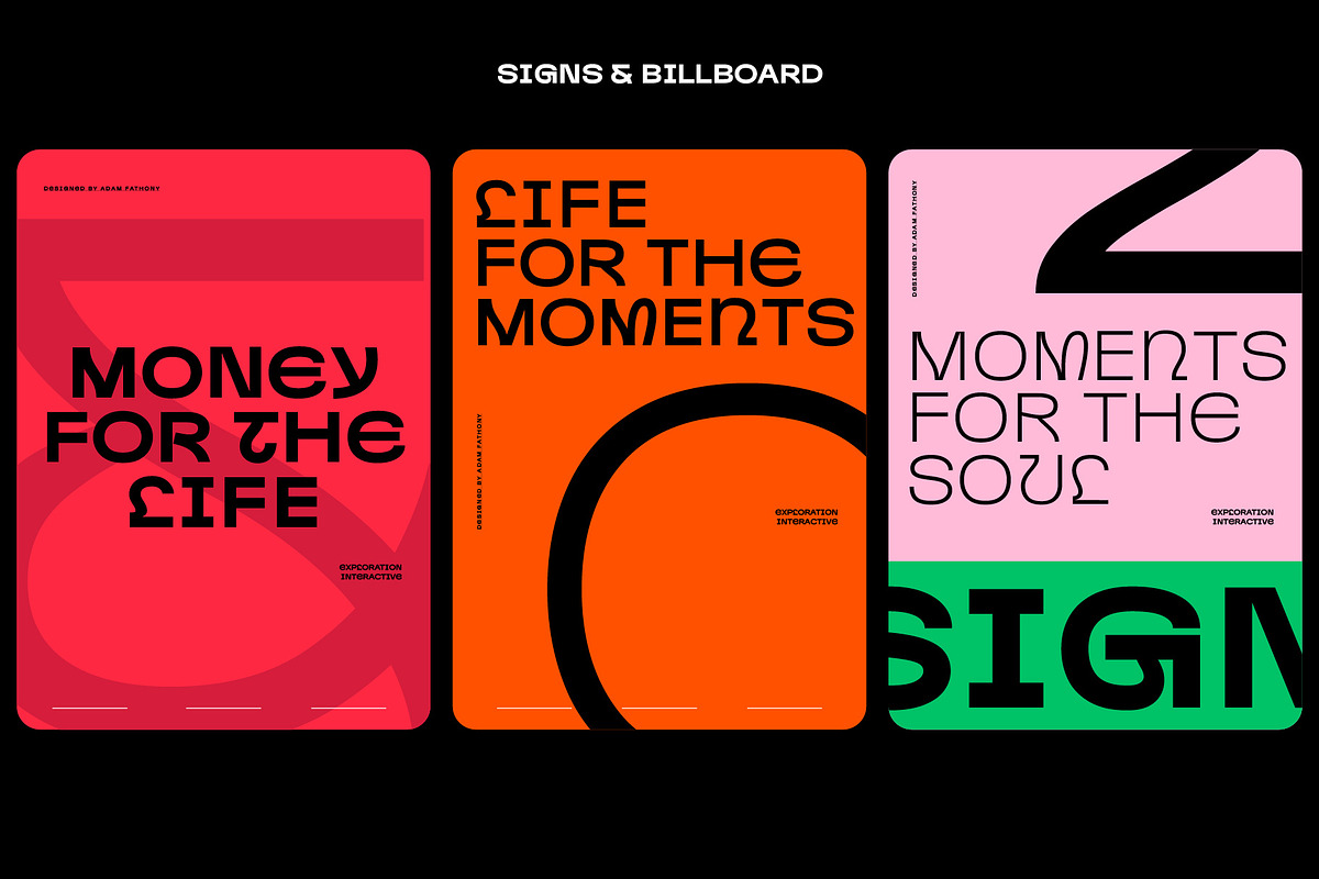 Gizale, a Sans Serif Font by Adam Fathony (Photo 11 of 16)