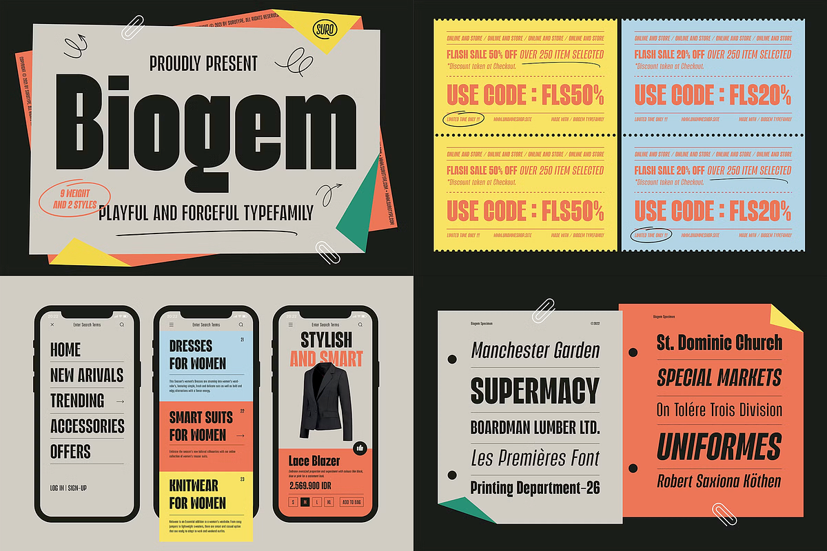 Font Bundle - Complete Collection, a Serif Font by A.Budianto (Photo 23 of 39)