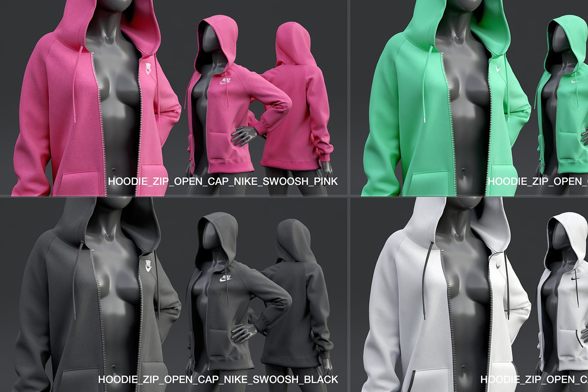 Female mannequin in clothes POSE 1, a Characters & Person 3D Model by mrGarret (Photo 27 of 45)
