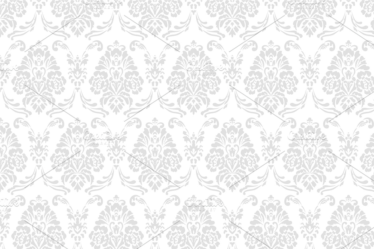 Damask vector seamless patterns, a Pattern Graphic by Alonka's Illustrations (Photo 2 of 9)