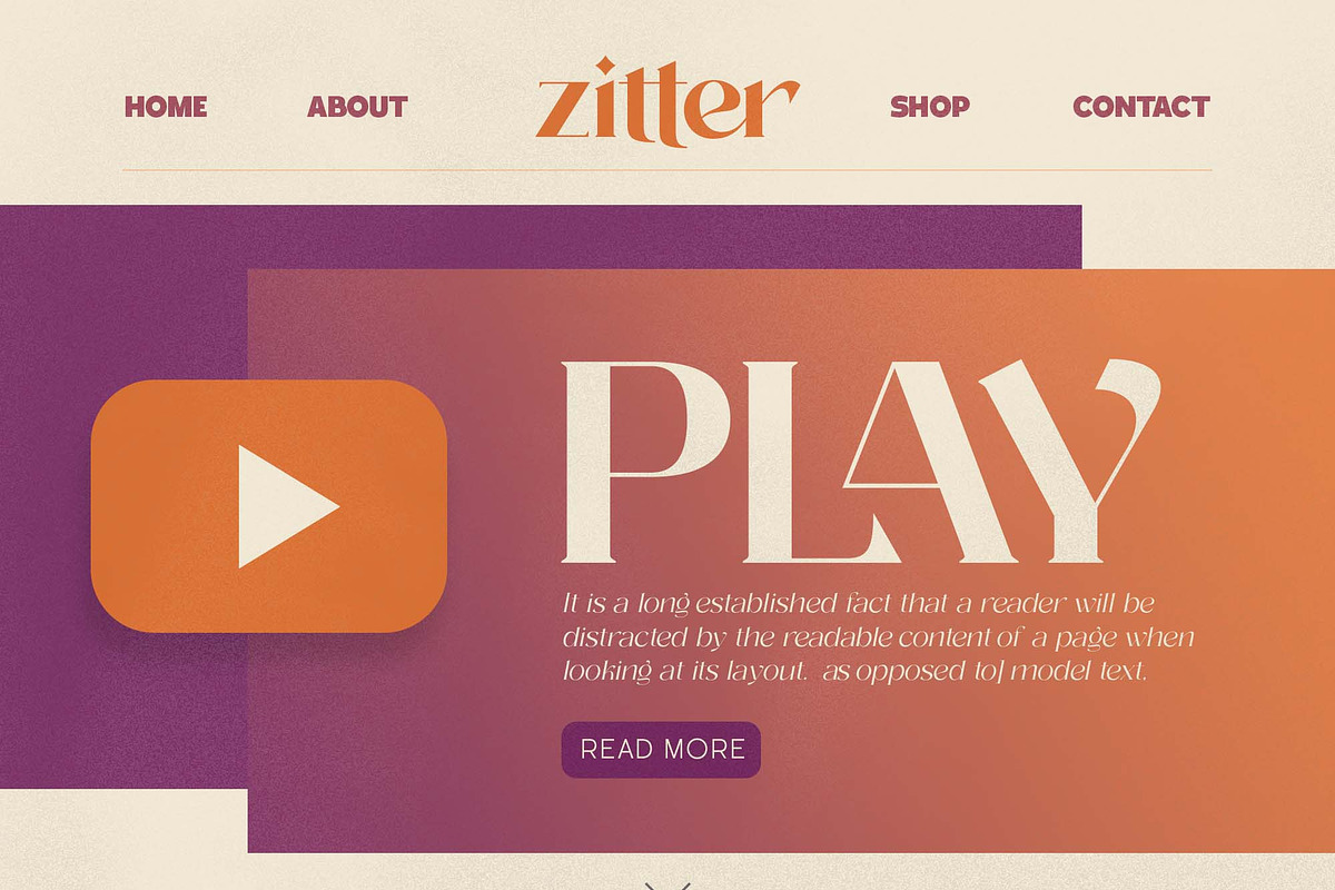 Zitter - Decorative Serif, a Serif Font by Ardyanatypes (Photo 6 of 12)