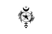 Moon Star Sun Silhouette Bundle, a Graphic by Designer_Momina (Thumbnail 9 of 10)