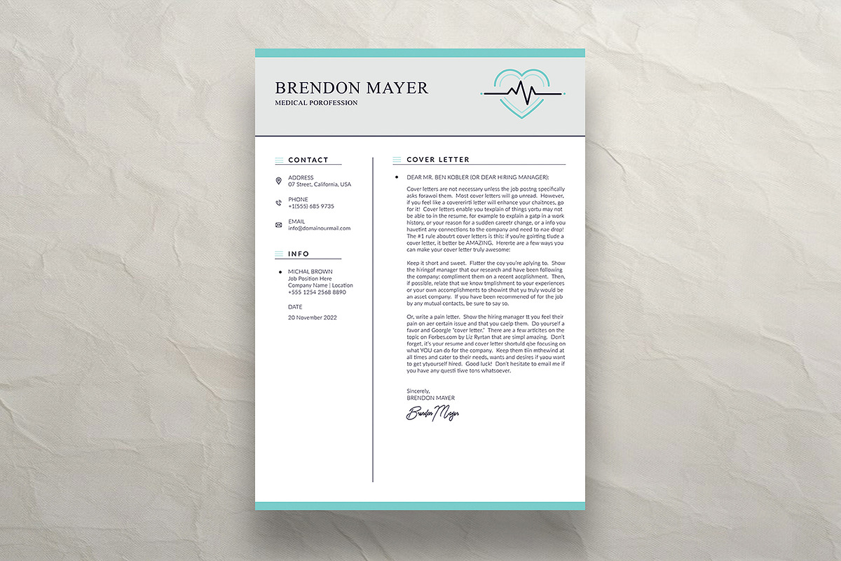 Resume, a Resume Template by DesignDevisers (Photo 4 of 10)