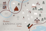 Christmas Map Creator, an Animal Illustration by AlekseliArt (Thumbnail 1 of 14)