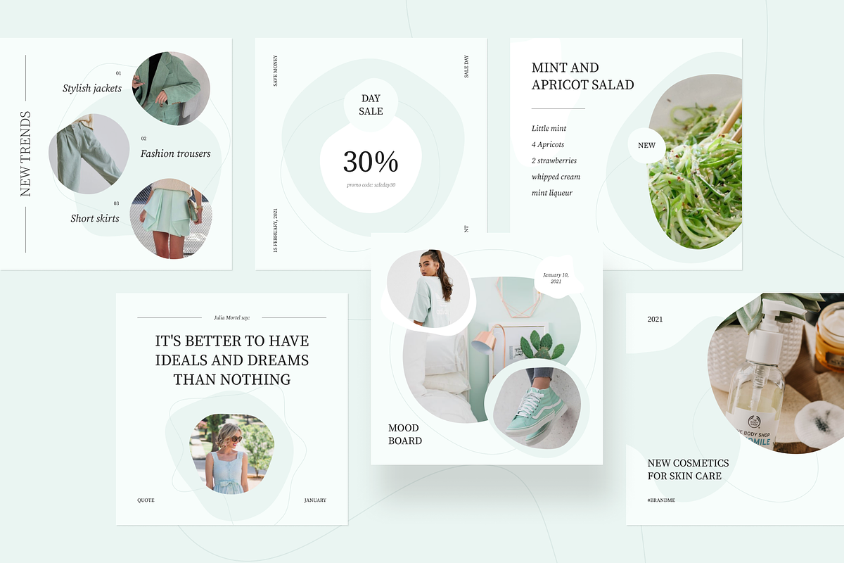 Selesta Social Media Bundle, a Social Media Template by Welovegraphics (Photo 9 of 25)