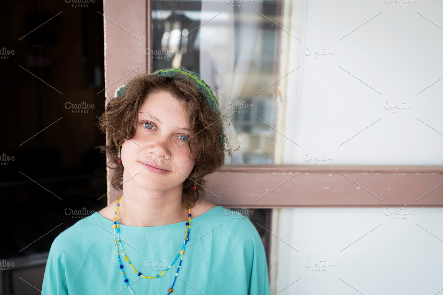 Portrait of a young beautiful woman, an Abstract Photo by Imaginarium