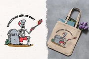 Skull life 15 vector illustrations, a Person Illustration by gunaonedesign (Thumbnail 8 of 10)