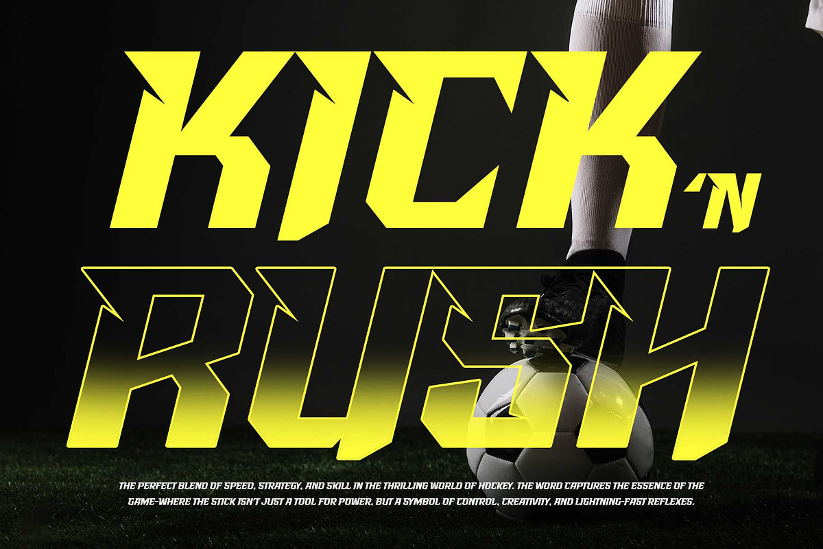 Racing Starter - Sporty Style, a Font by Novitype (Photo 4 of 11)
