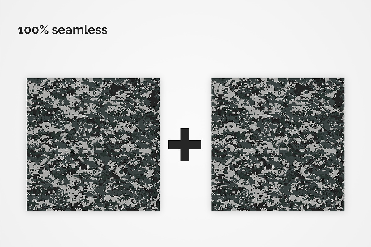 Army Pixel Camouflage Patterns, a Pattern Graphic by 3Y_Design (Photo 3 of 6)