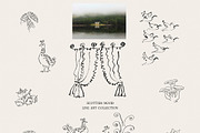 Rainswept Autumn Line Art Collection, an Object Illustration by Purple (Thumbnail 5 of 15)