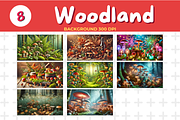 Woodland Background JPG, an Education Illustration by John_Walker (Thumbnail 1 of 3)