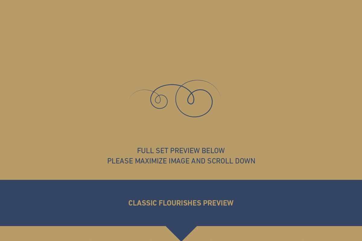 Over 300 Vector Flourishes Elements, an Object Graphic by Damien (Photo 5 of 7)