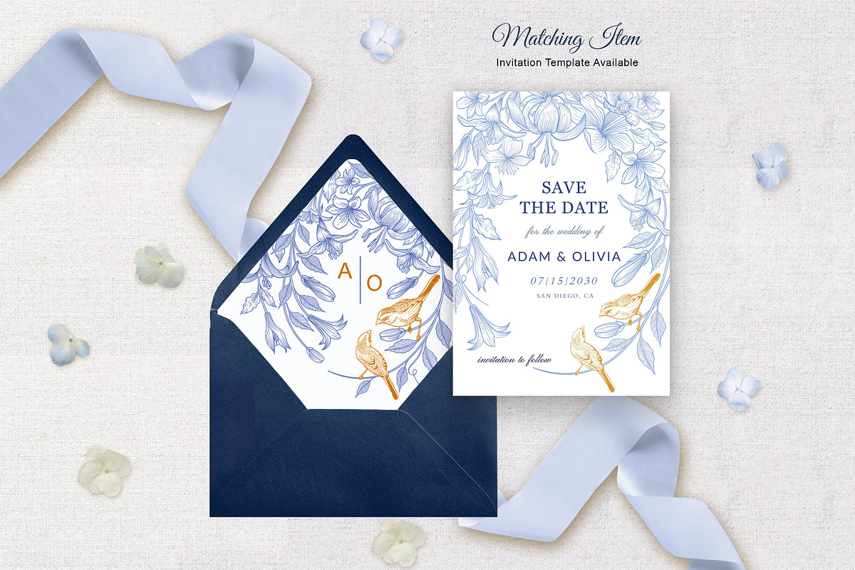 Love birds Envelope Liners, an Invitation Template by Shwet Art (Photo 4 of 7)