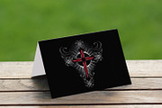 Crimson Gothic cross, a Decorative Illustration by blackmoon9 (Thumbnail 3 of 3)
