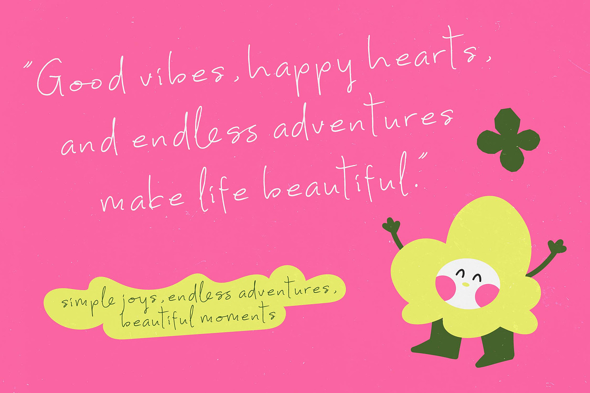 Nothing Gomile Notes Handwritten, a Script Font by Letterena Studios Script (Photo 4 of 10)