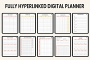 2025 Digital Reading Planner Canva, a Stationery Template by Designmela01 (Thumbnail 2 of 8)