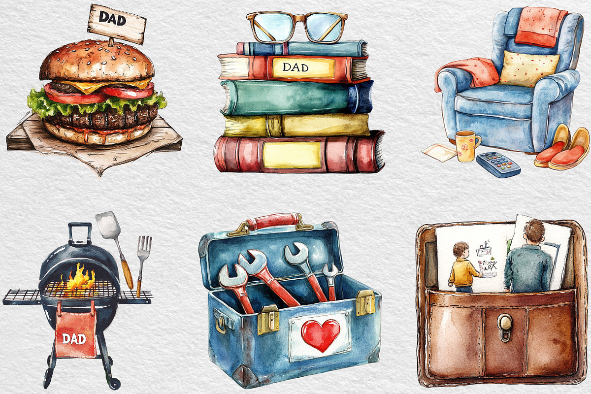 Father's Day Sublimation Bundle, an Illustration by Black Bird Studio (Photo 5 of 6)