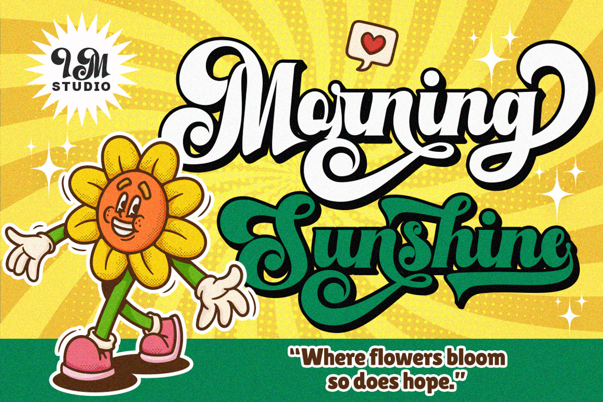 Malistia (Regular + Exrude), a Script Font by IM Studio (Photo 3 of 7)