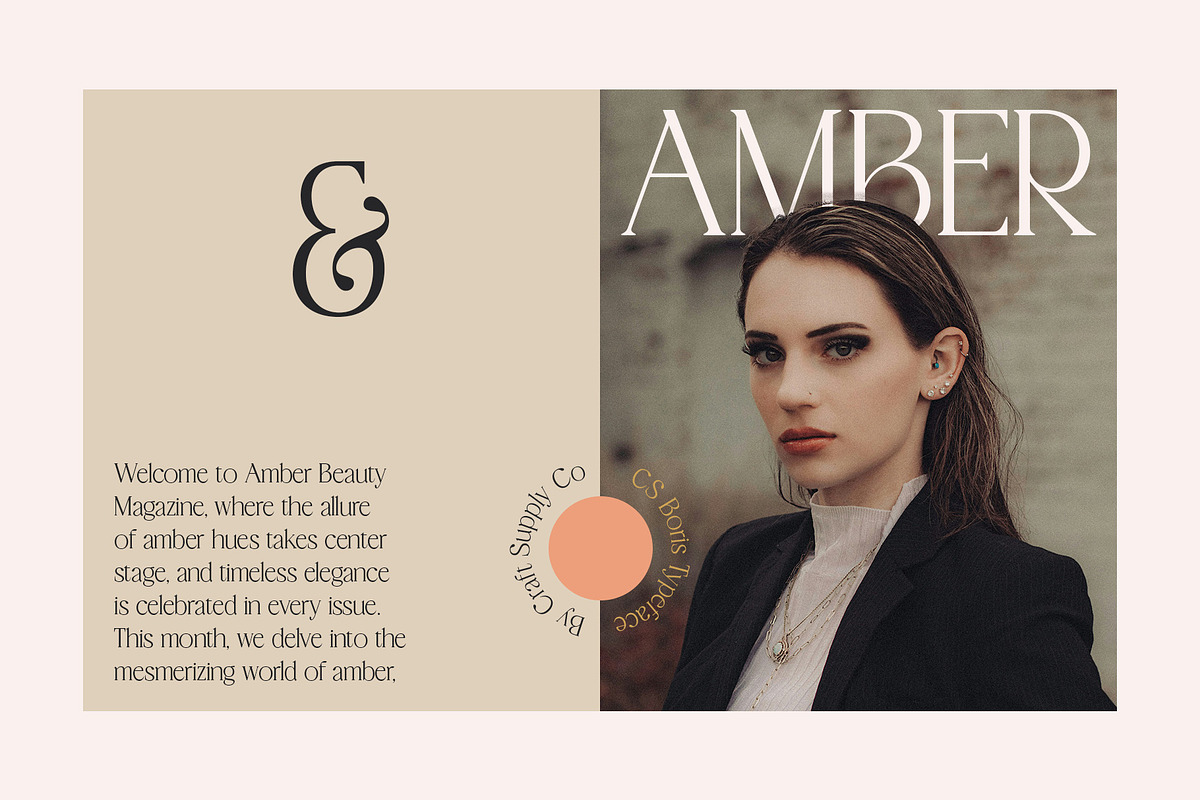 CS Boris – Elegant Font, a Serif Font by Craft Supply Co. (Photo 6 of 8)