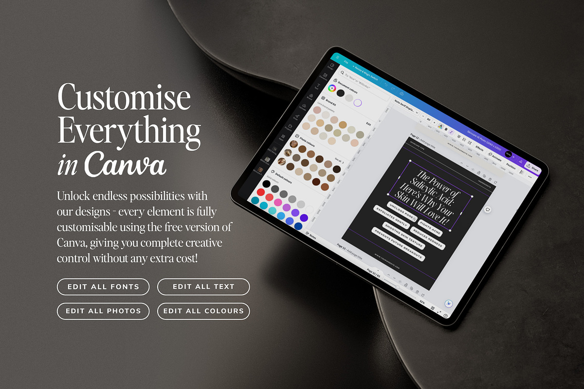 Skincare Instagram Templates, a Social Media Template by Studio Loire (Photo 12 of 13)