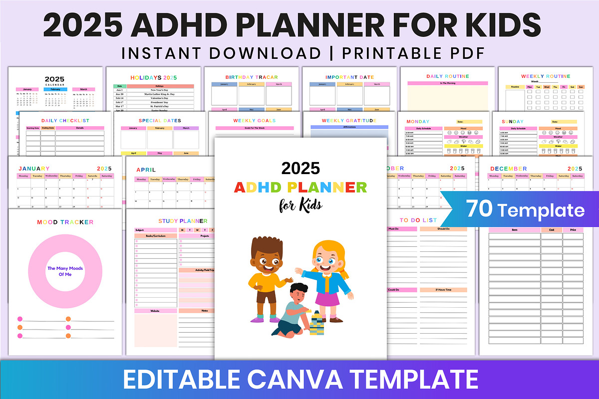 Mega All-In-One 2025 KDP Interior, a Stationery Template by Shumaya (Photo 2 of 6)
