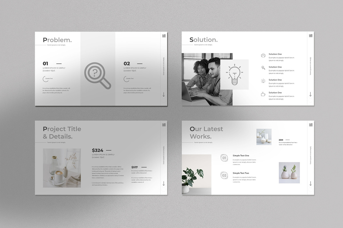 Minimal Presentation Template, a Presentation Template by Studio Temply (Photo 10 of 28)