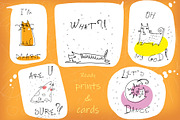 Koto-Letters - Alphabets+cats, a Decorative Illustration by Zooza Art (Thumbnail 6 of 9)
