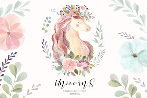 Unicorns & Flowers Collection