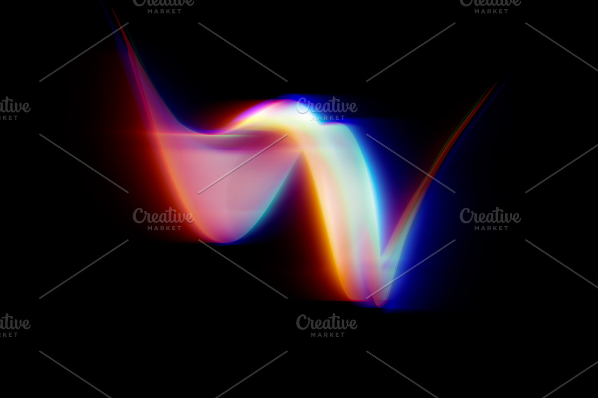 AURA | Vibrant Glows & Shapes, a Texture Graphic by CUDOS (Photo 11 of 34)