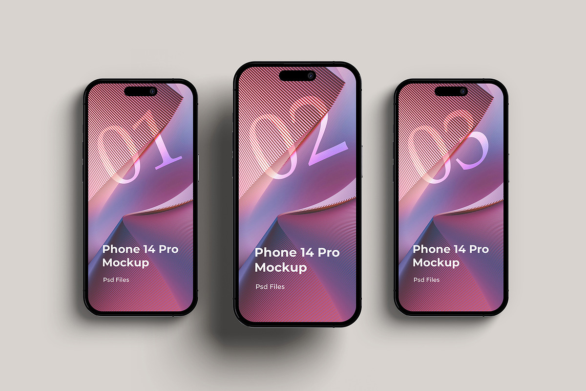 iPhone 14 Pro Mockup, an iPhone Mockup by graphicpages (Photo 15 of 18)