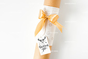 Christmas gift tag mock up, a Packaging Mockup by Grace White (Thumbnail 3 of 3)