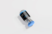 Vaccine Glass Vial Bottle Mockup Set, a Packaging Mockup by artBit Design Studio (Thumbnail 4 of 7)