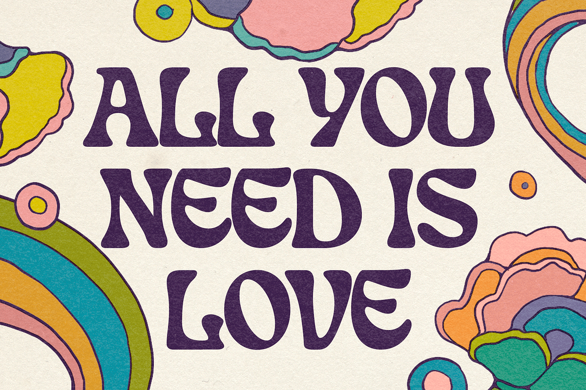 Love & Peace Art Nouveau Typeface, a Serif Font by Fenotype (Photo 8 of 13)