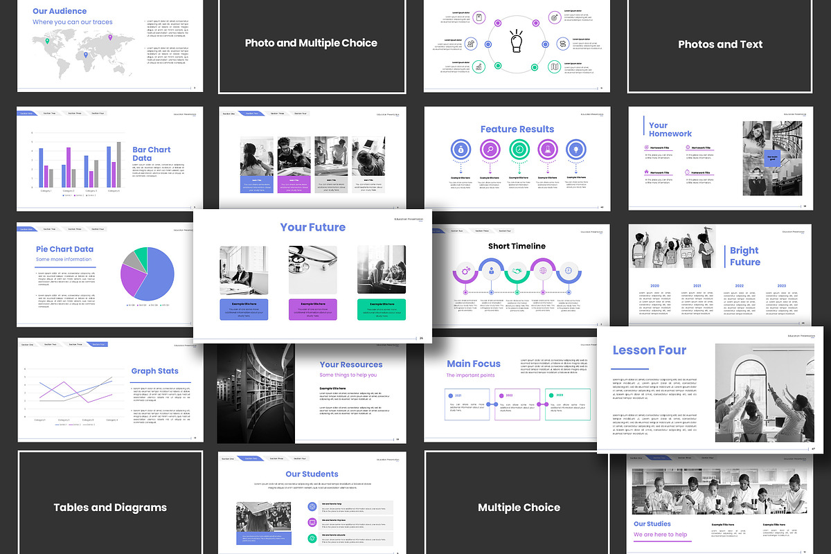 Education PowerPoint Template | 2023, a Presentation Template by Artemis-products (Photo 4 of 5)
