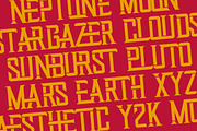 Startrail Futuristic Retro Family, a Serif Font by Lettertype Studio (Thumbnail 5 of 15)