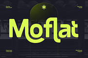 Moflat - Display Sans Serif, a Sans Serif Font by Nirmana Visual (Thumbnail 1 of 10)