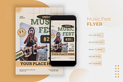 Music Fest - Flyer, a Print Template by VUNIRA (Thumbnail 1 of 2)