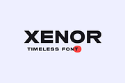 XENOR- Timeless Bold Display Font, a Sans Serif Font by Ebad Designs (Thumbnail 1 of 10)