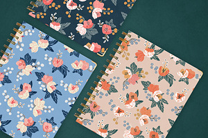 Ivy & Bloom - Seamless Patterns