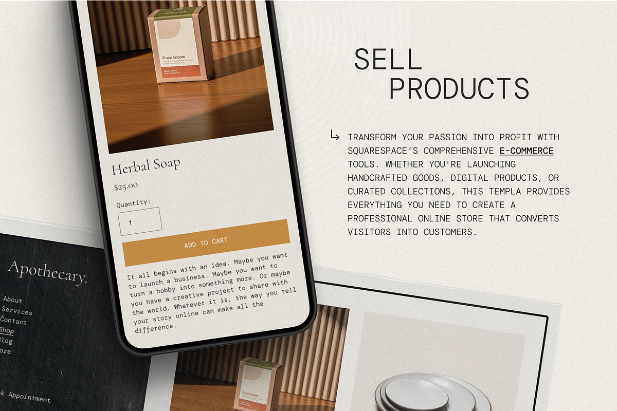 Wellness Spa Squarespace Template preview 5